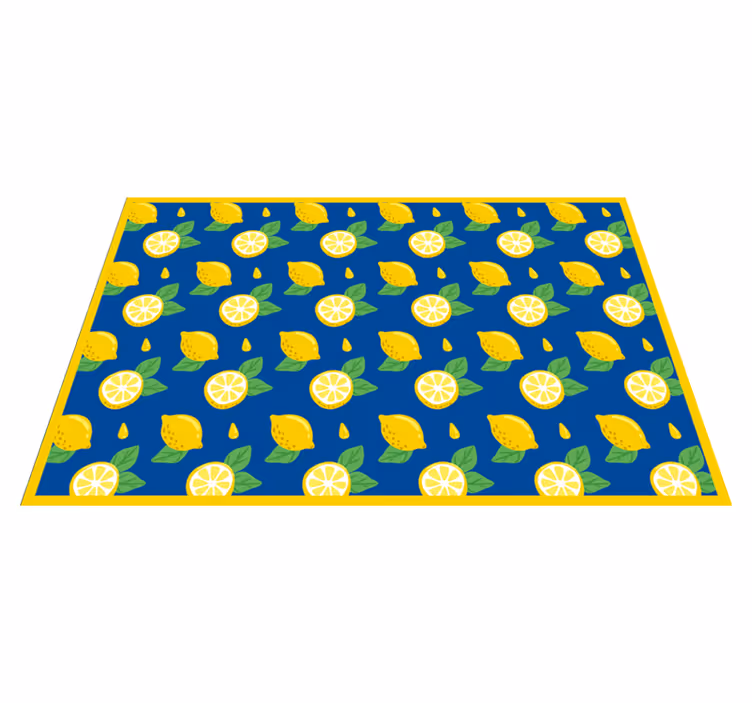 Set de table original motif citron vibrant - TenStickers