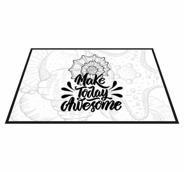 Set de table citation faites de votre journée une réussite - TenStickers