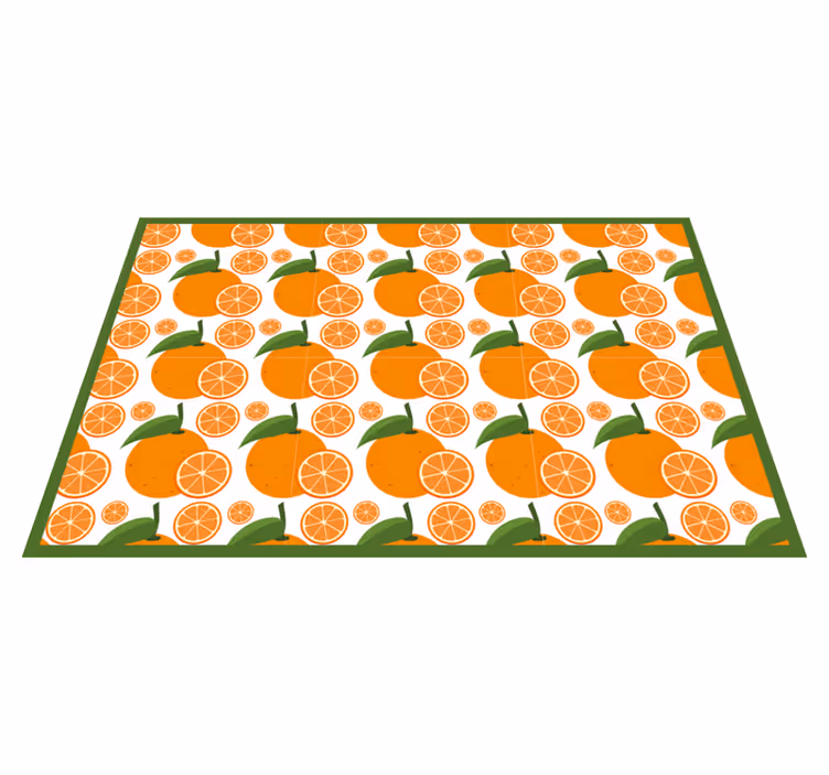 Set de table original arrangement de quartiers d'agrumes - TenStickers