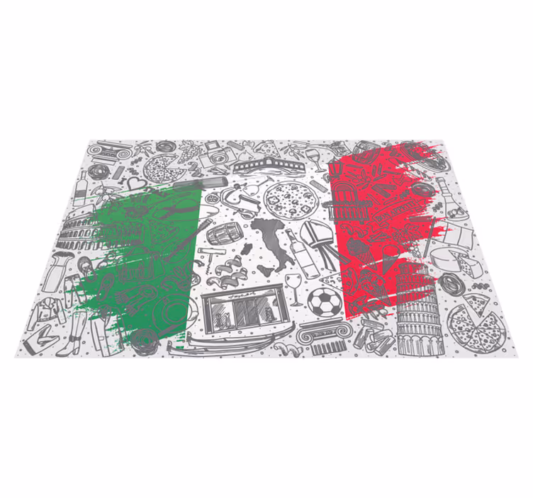 Set de table pour restaurant Fond d'italie - TenStickers