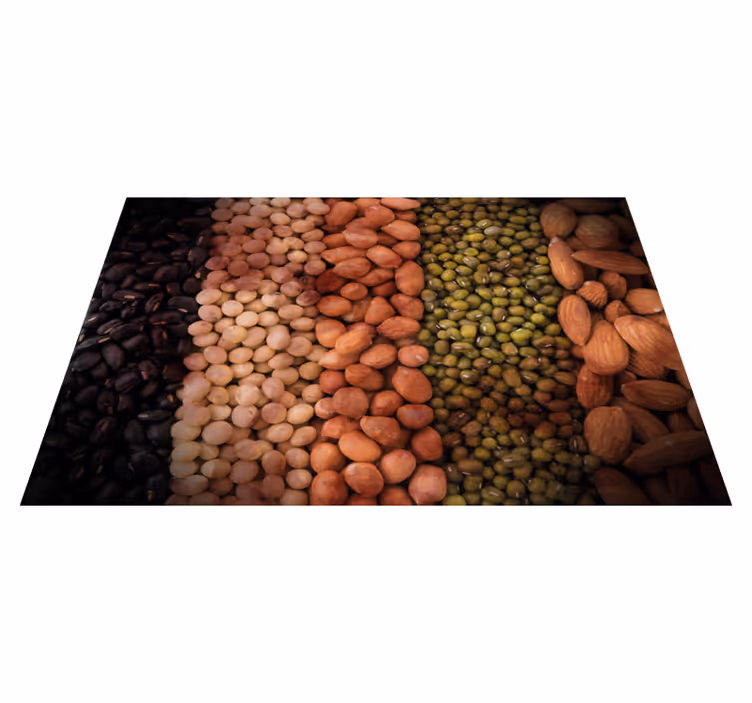 Set de table variété de fruits secs mélangés - TenStickers