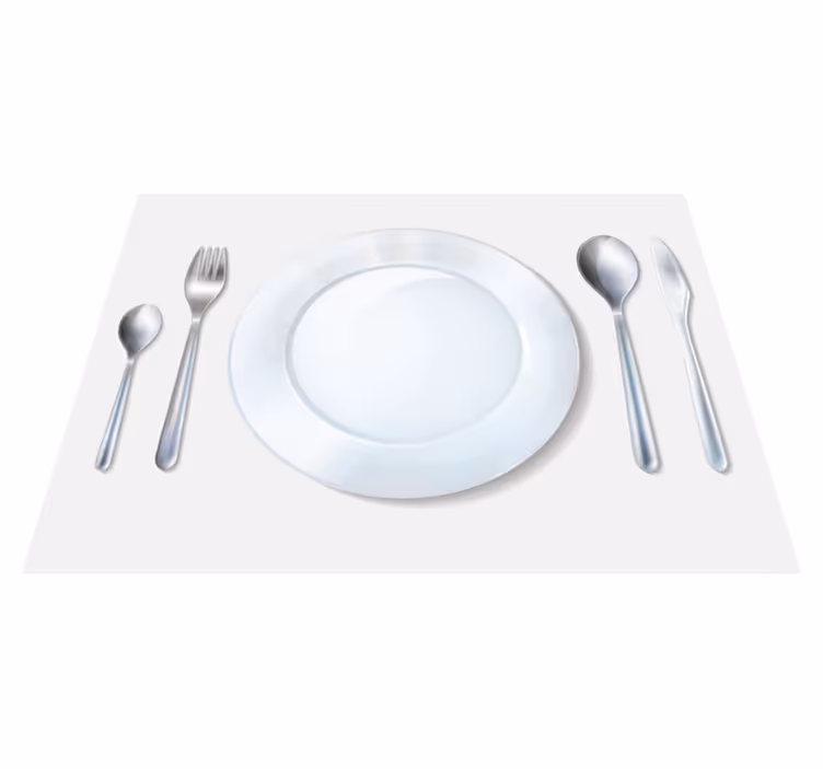 Set de table moderne élégante pour votre table - TenStickers
