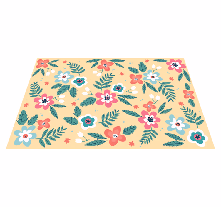 Set de table original design à motifs floraux - TenStickers