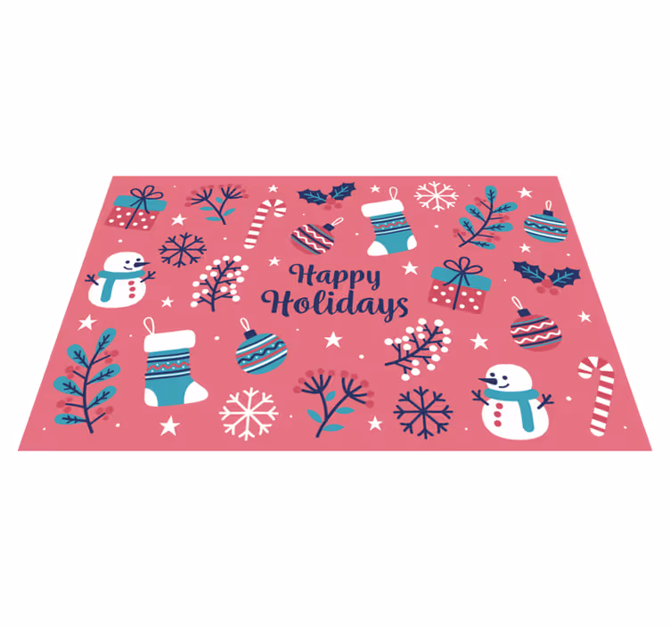 Set de table noël motifs festifs ludiques - TenStickers