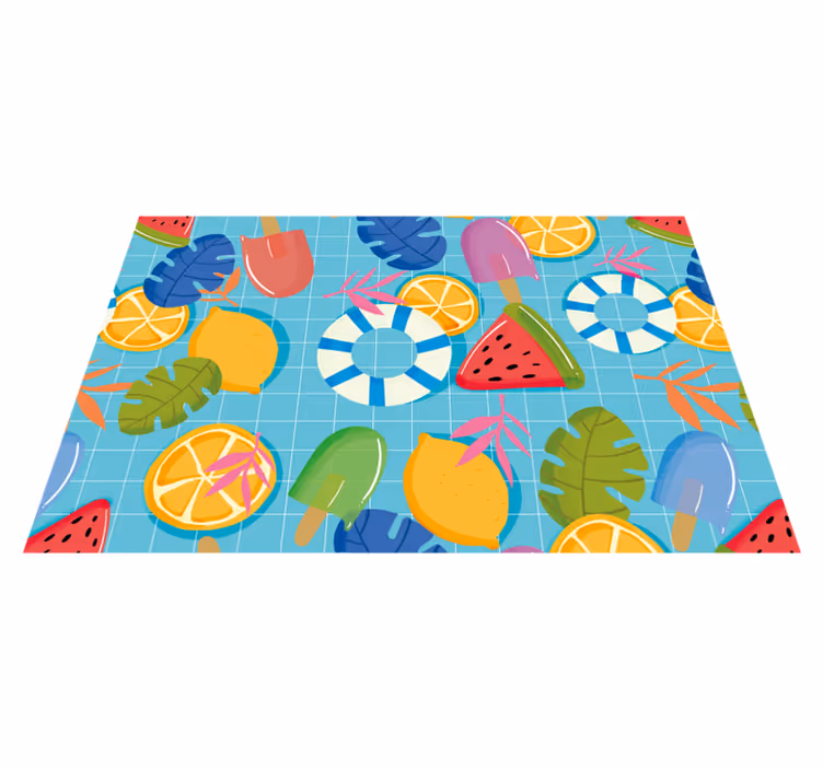 Set de table original éléments de mer et de plage - TenStickers