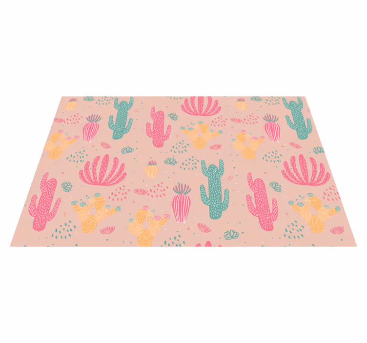Set de table original motif cactus vibrant - TenStickers