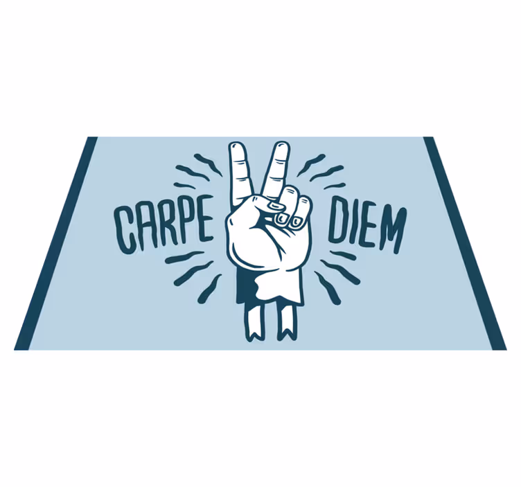 Set de table citation geste de main puissant - TenStickers