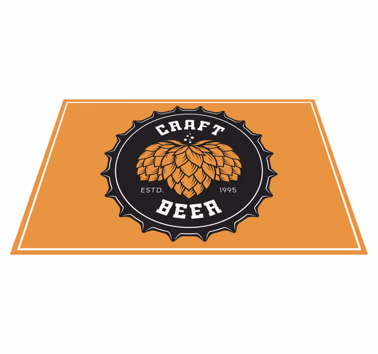 Set de table original logo bière artisanale - TenStickers