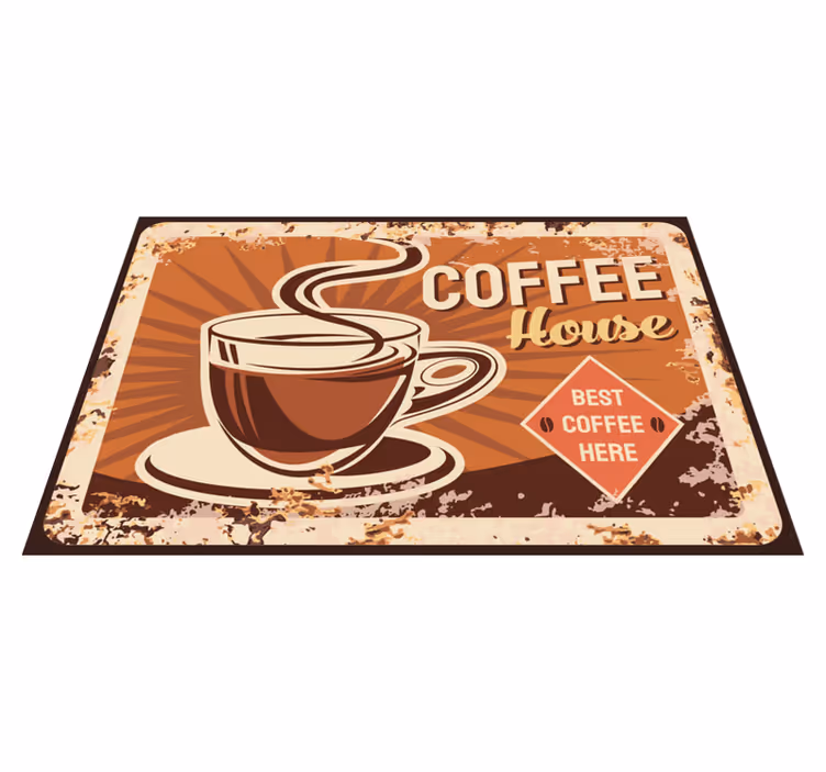 Set de table citation café maison - TenStickers