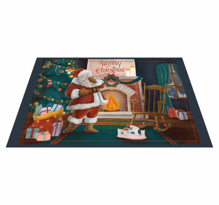Set de table noël réunion du père noël - TenStickers