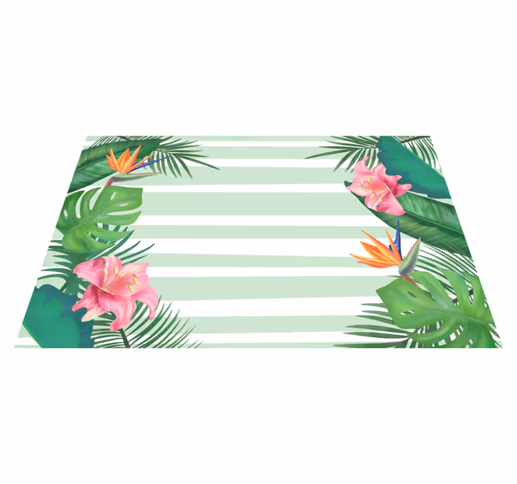 Set de table original feuilles tropicales - TenStickers