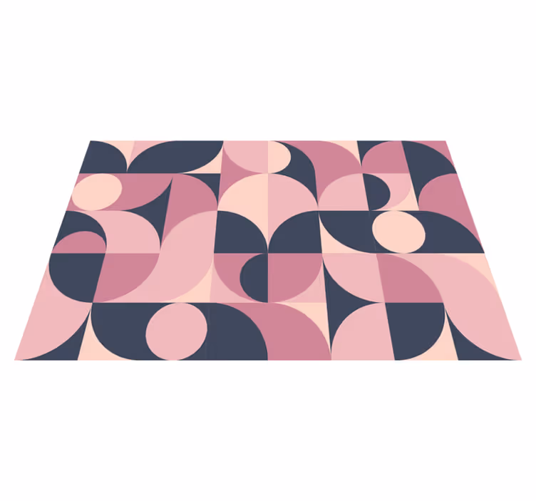Set de table moderne motifs géométriques courbés - TenStickers