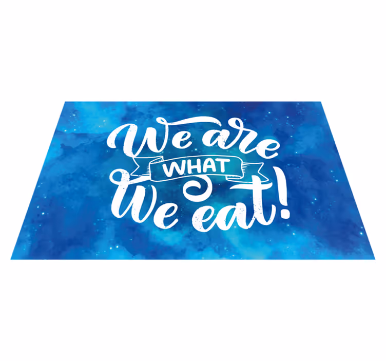 Set de table citation art de citation inspirant - TenStickers