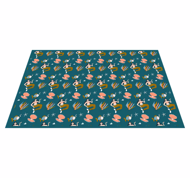 Set de table enfant motif coquillage de sirène - TenStickers