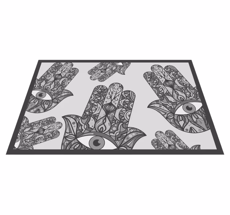 Set de table original motifs de mains détaillés - TenStickers