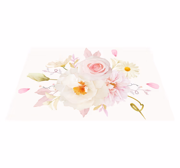 Set de table original arrangement floral délicieux - TenStickers