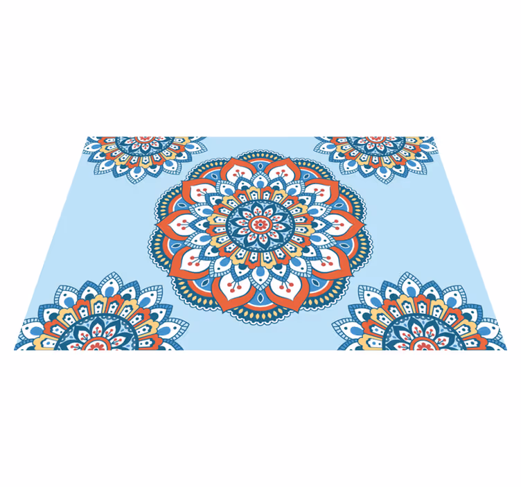 Set de table original motif mandala vibrant - TenStickers