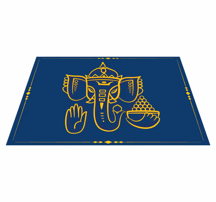 Set de table original motif traditionnel ganesha - TenStickers