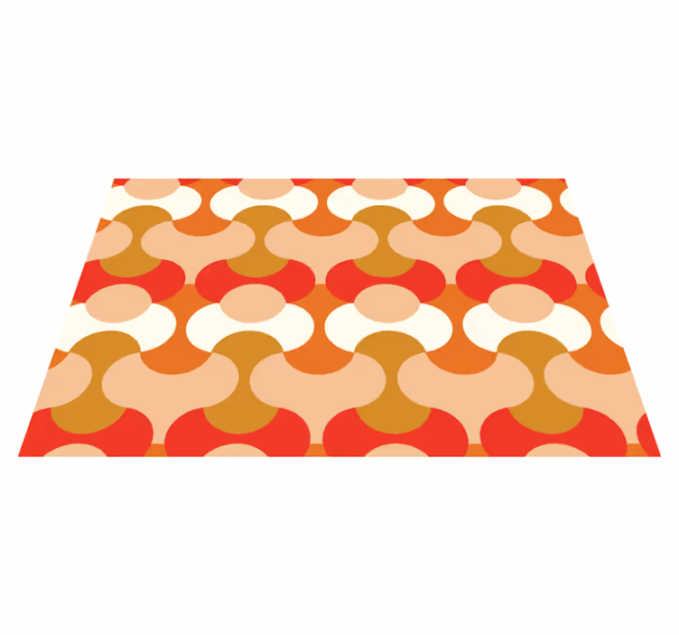 Set de table moderne motifs géométriques vibrants - TenStickers
