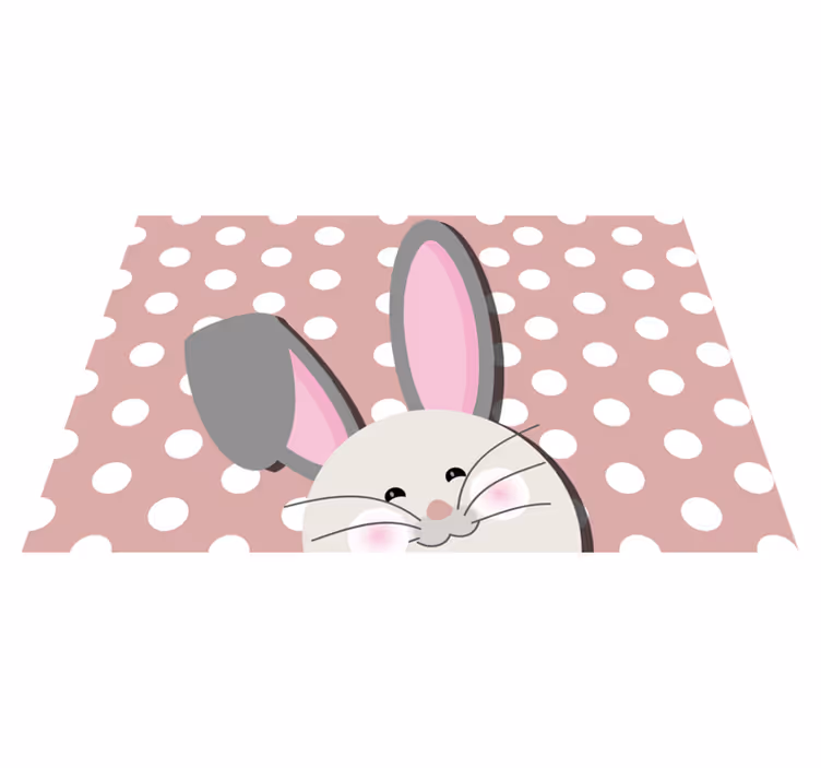 Set de table enfant design lapin joyeux - TenStickers