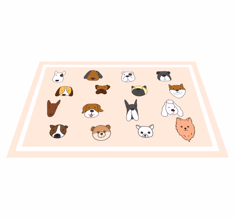 Set de table enfant collection visages d'animaux - TenStickers