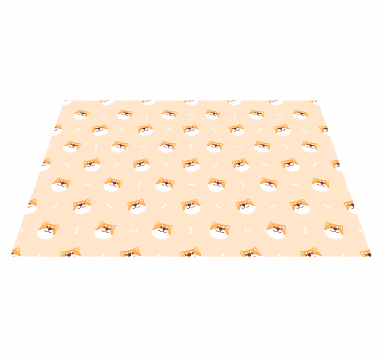 Set de table enfant visages de chiens joyeux - TenStickers