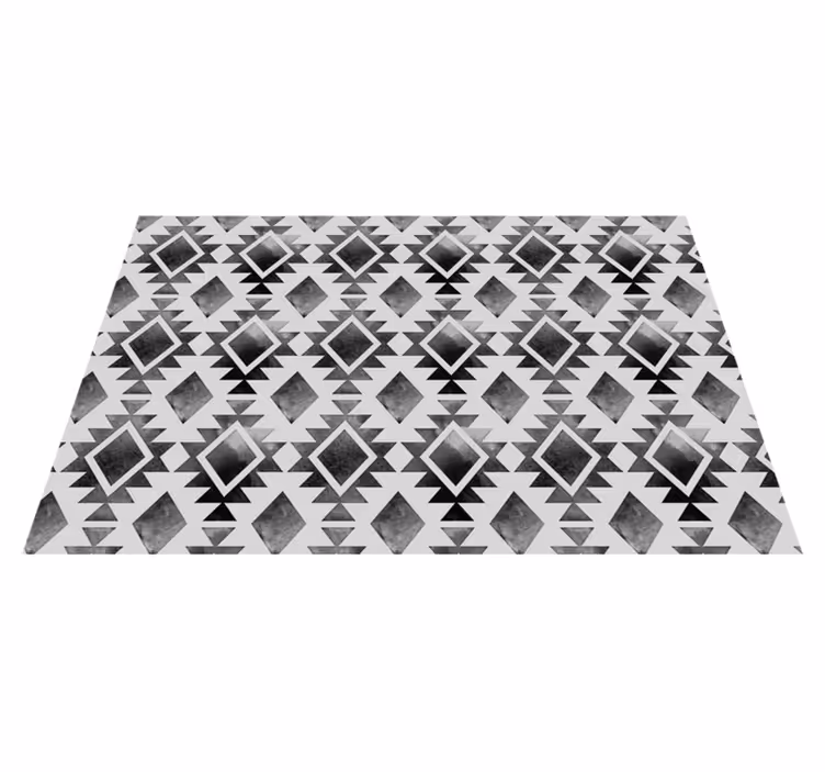 Set de table motif géométrique monochrome - TenStickers