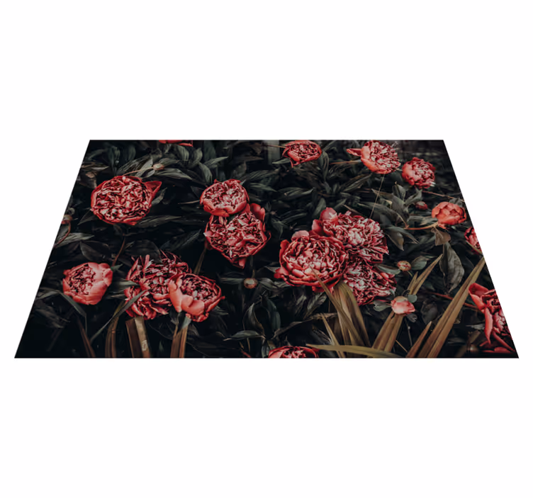Set de table affichage floral vibrant - TenStickers