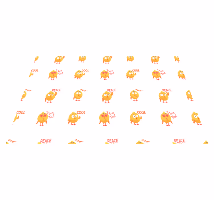 Set de table enfant motifs de jolis poussins - TenStickers