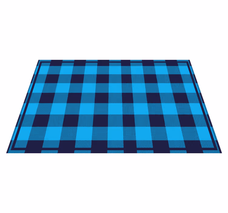 Set de table design à motif damier - TenStickers
