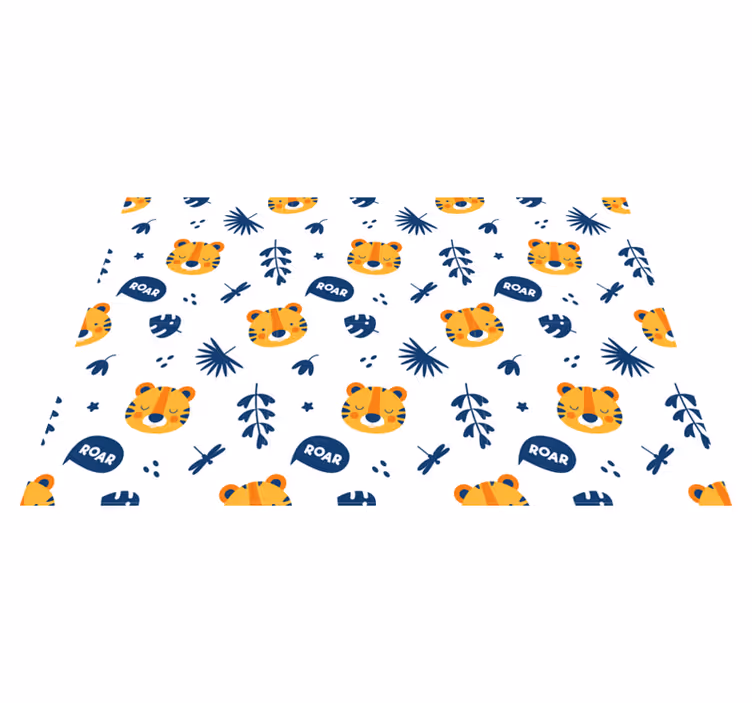 Set de table enfant motif tête de tigre - TenStickers