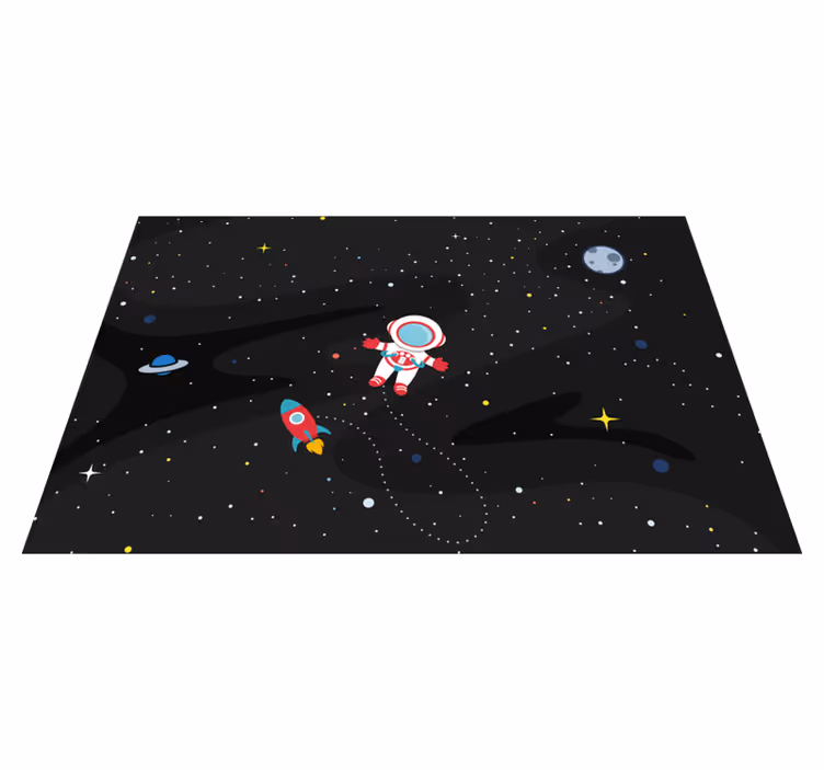 Set de table enfant astronaute et fusée - TenStickers