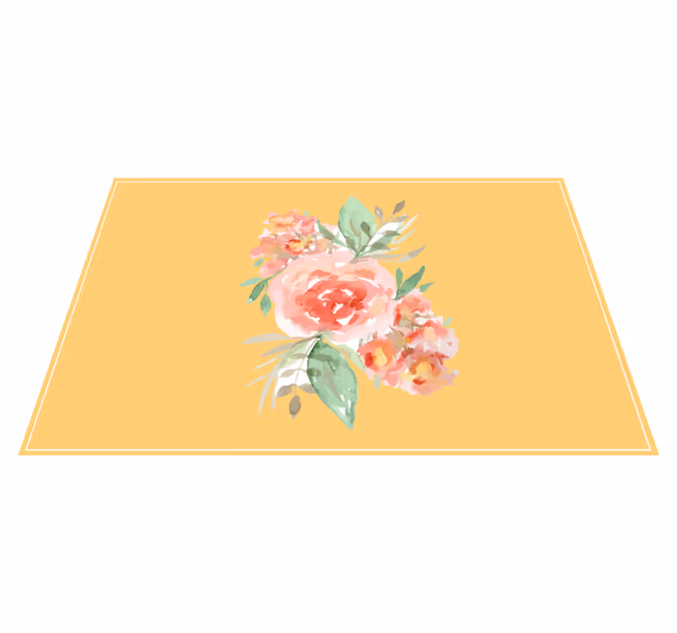 Set de table original motif floral - TenStickers
