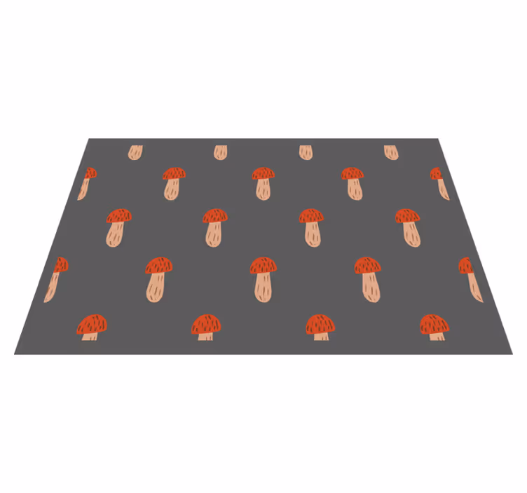 Set de table original motifs de champignons - TenStickers