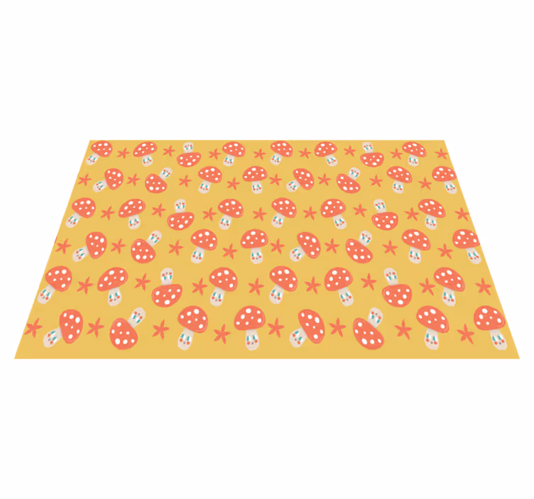 Set de table enfant motif champignon ludique - TenStickers