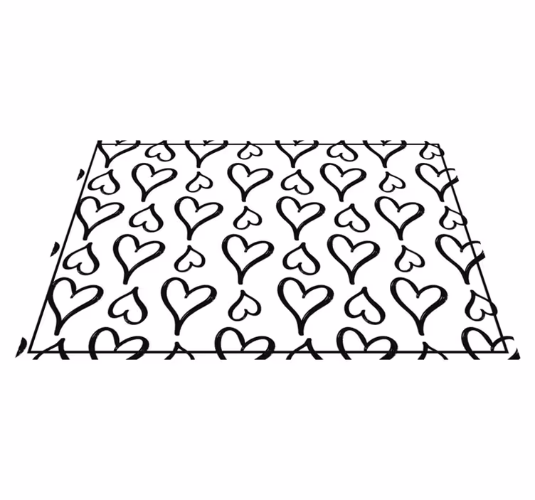 Set de table enfant motif cœurs ludique - TenStickers
