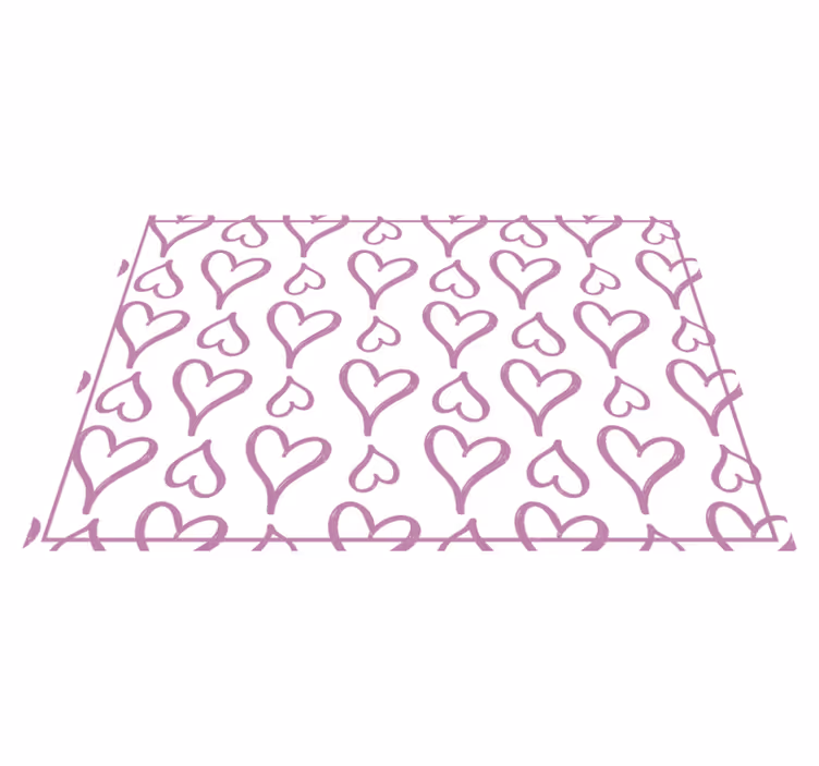Set de table original motif cœur charmant - TenStickers