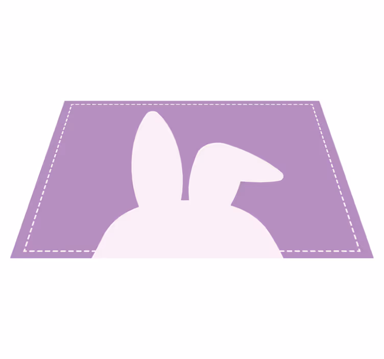 Set de table enfant forme d'oreilles de lapin - TenStickers