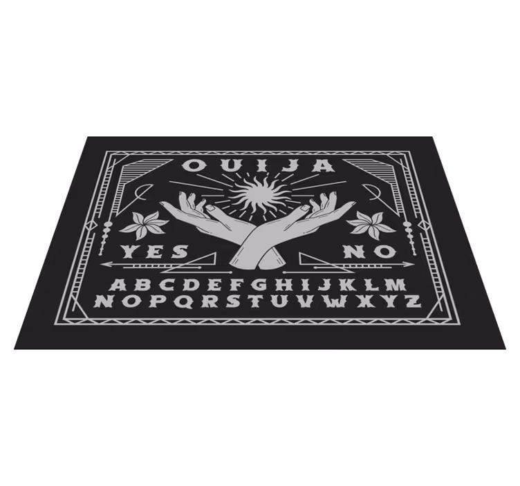 Set de table citation mains de planche ouija - TenStickers