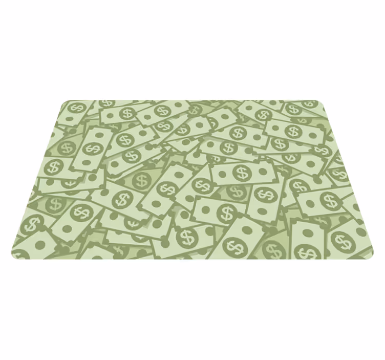 Set de table original motif billets - TenStickers