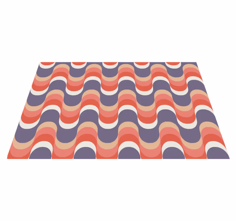 Set de table moderne design à motif ondulé - TenStickers