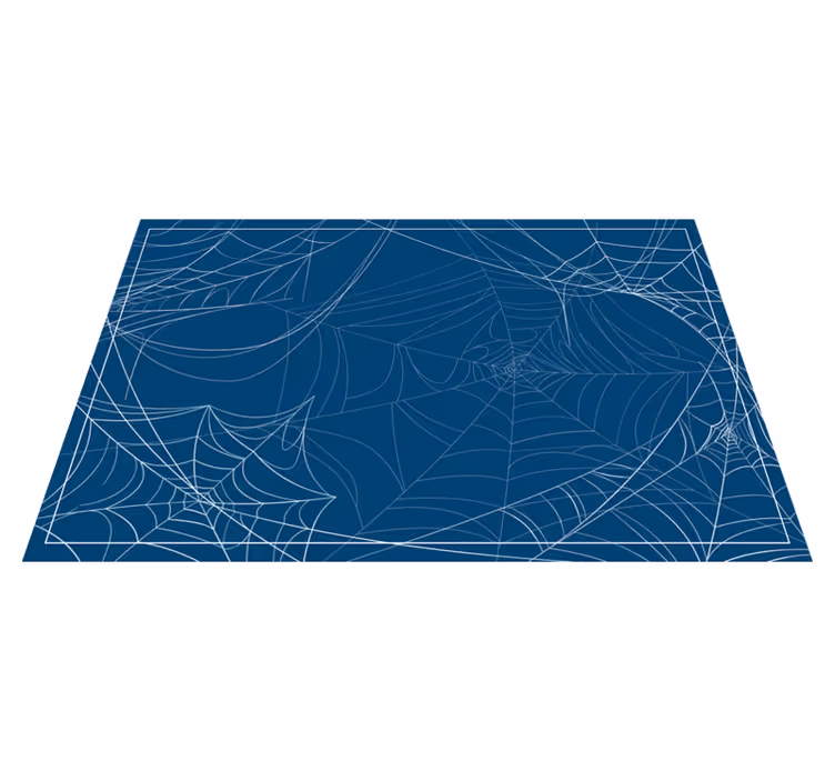 Set de table halloween motif toile d'araignée effrayant - TenStickers