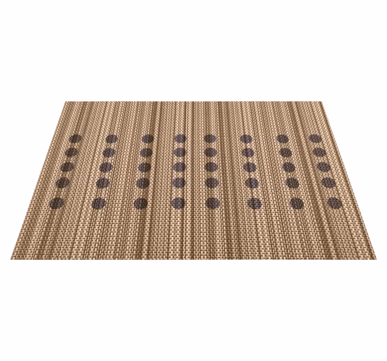 Set de table surface brune élégante - TenStickers