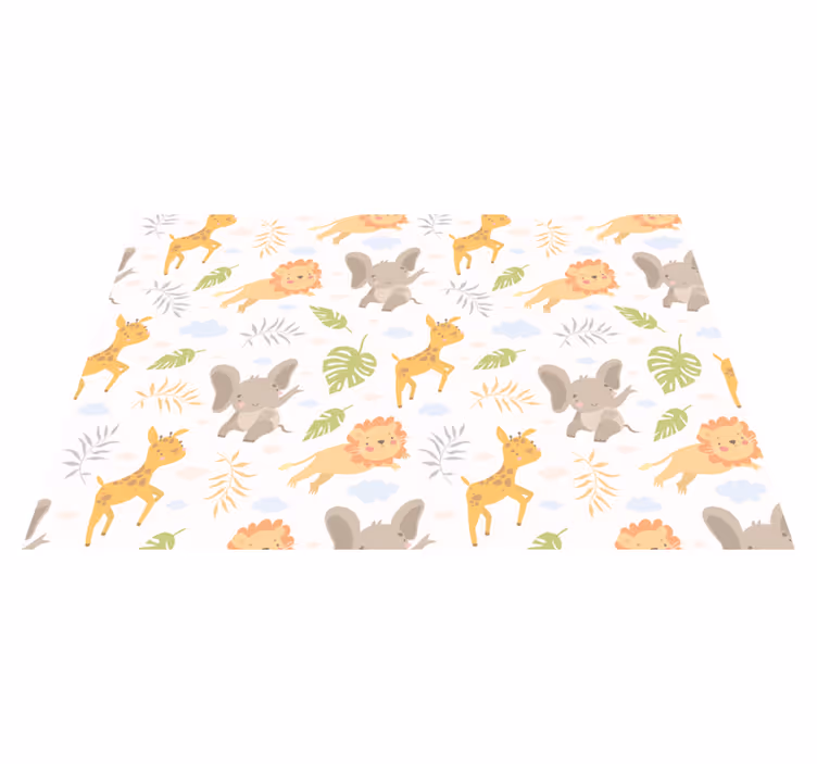 Set de table enfant motifs créatures adorables - TenStickers