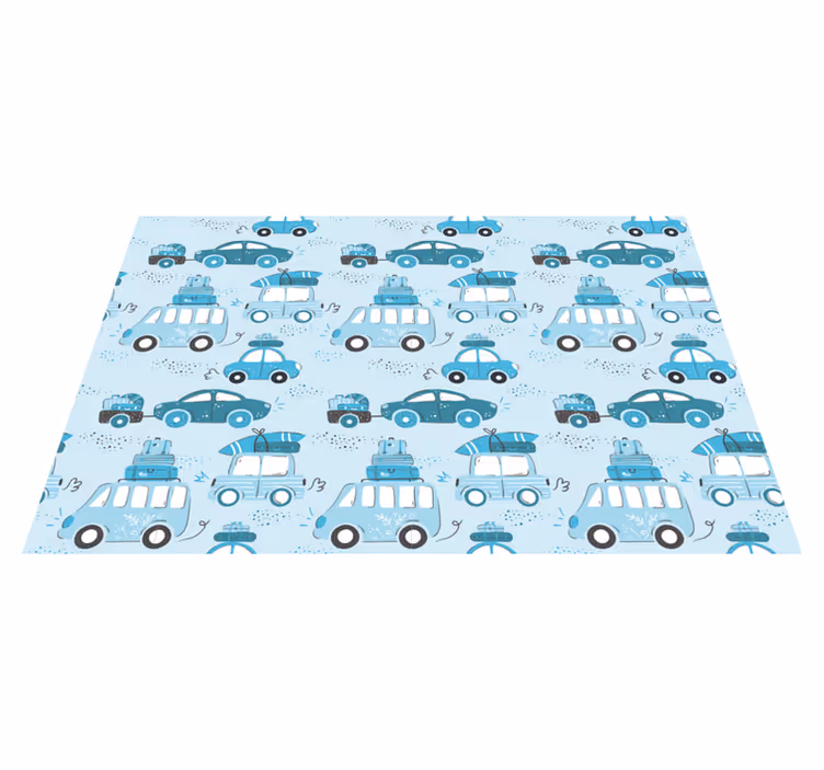 Set de table enfant voitures avec bagages - TenStickers