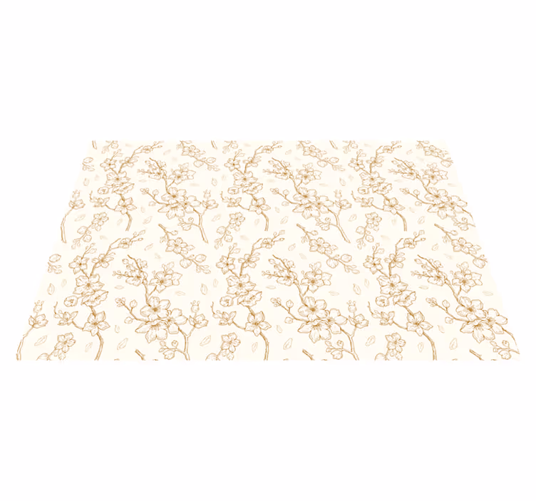 Set de table sophistication motif floral - TenStickers