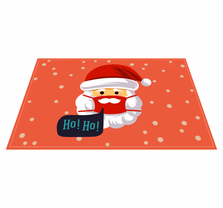 Set de table noël bonheur du père noël - TenStickers