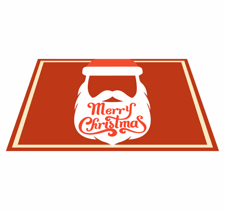 Set de table noël graphique de barbe de noël - TenStickers