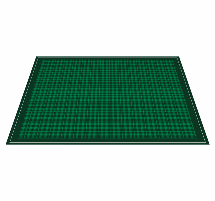 Set de table surface à carreaux verts - TenStickers
