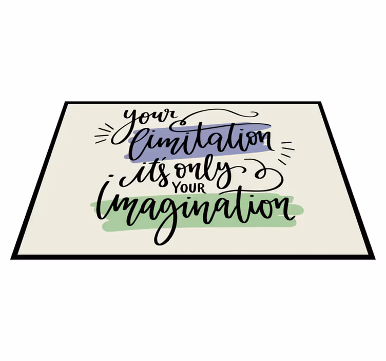 Set de table citation œuvre de phrase motivante - TenStickers